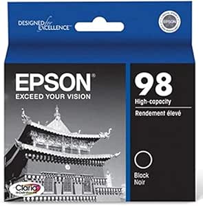 Epson T098120 (98) Black Claria Ink Cartridge High Capacity