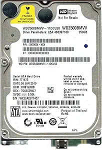 Western Digital WD2500BMVV-11DCLS0 250GB 2.5