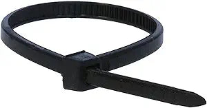 Monoprice 105755 4-Inch Cable Zip Ties - Black