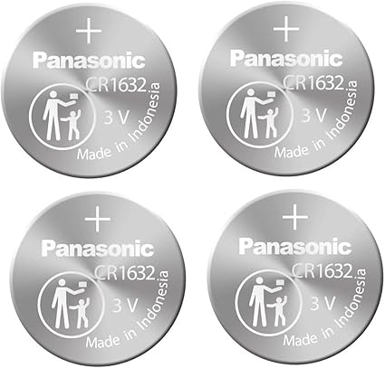 Panasonic CR1632 3V Coin Lithium Battery 4-Pack