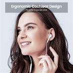 Nvnceiw USB-C Wired In-Ear Headphones with Inline Remote