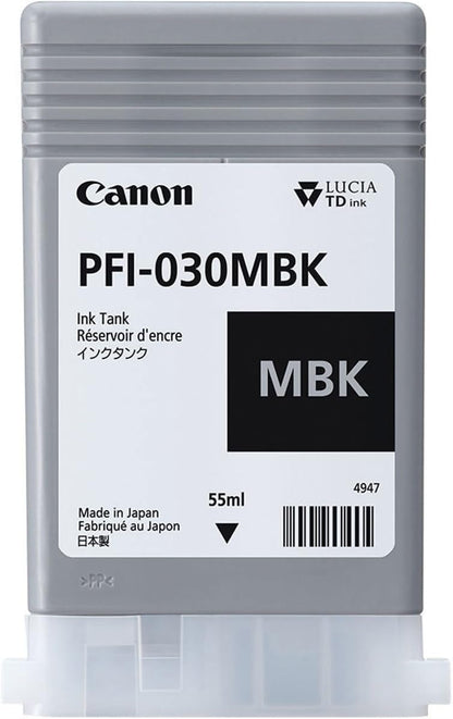 Canon PFI-030 Ink Tank Kit - Matte Black, Black, Magenta, Cyan, Yellow