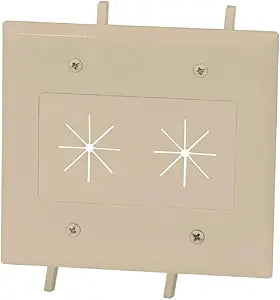 Monoprice 112582 2-Gang Cable Plate