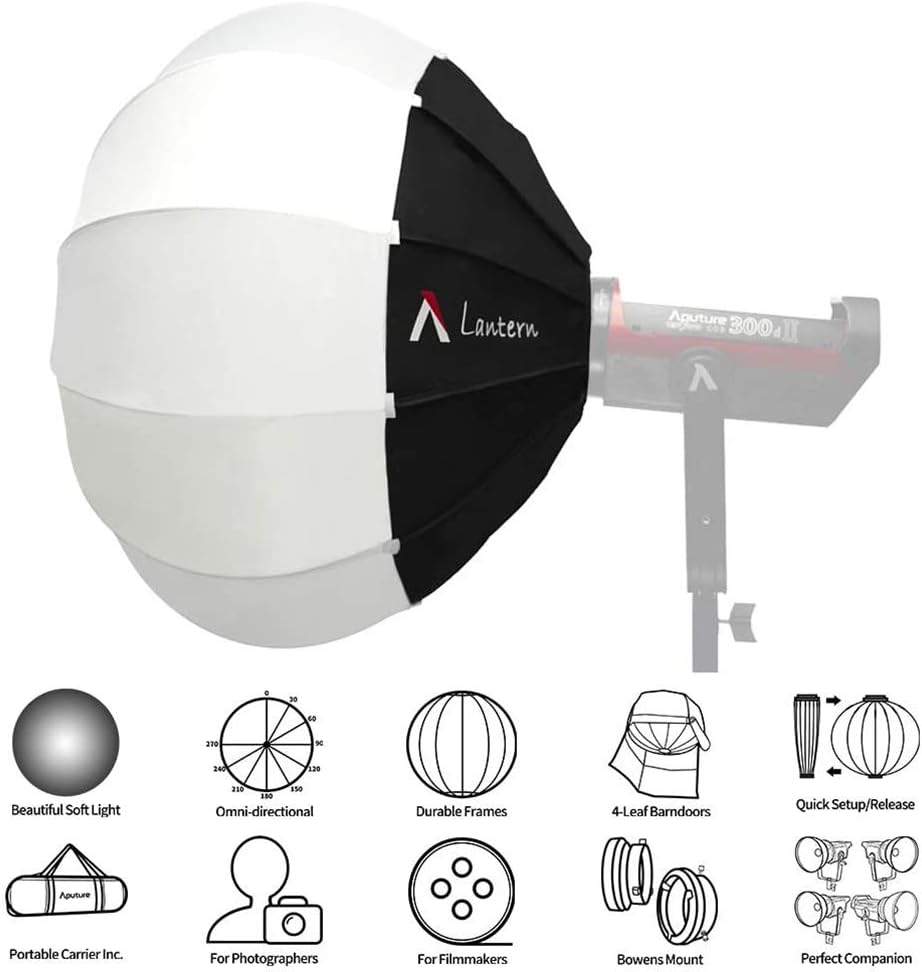 Aputure 26 inches Lantern Softbox Bowens Mount Light