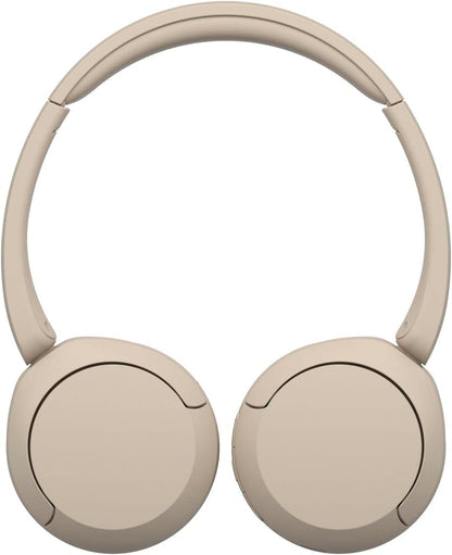 Sony WH-CH520 Wireless Headphones - Bluetooth, On-Ear, Beige
