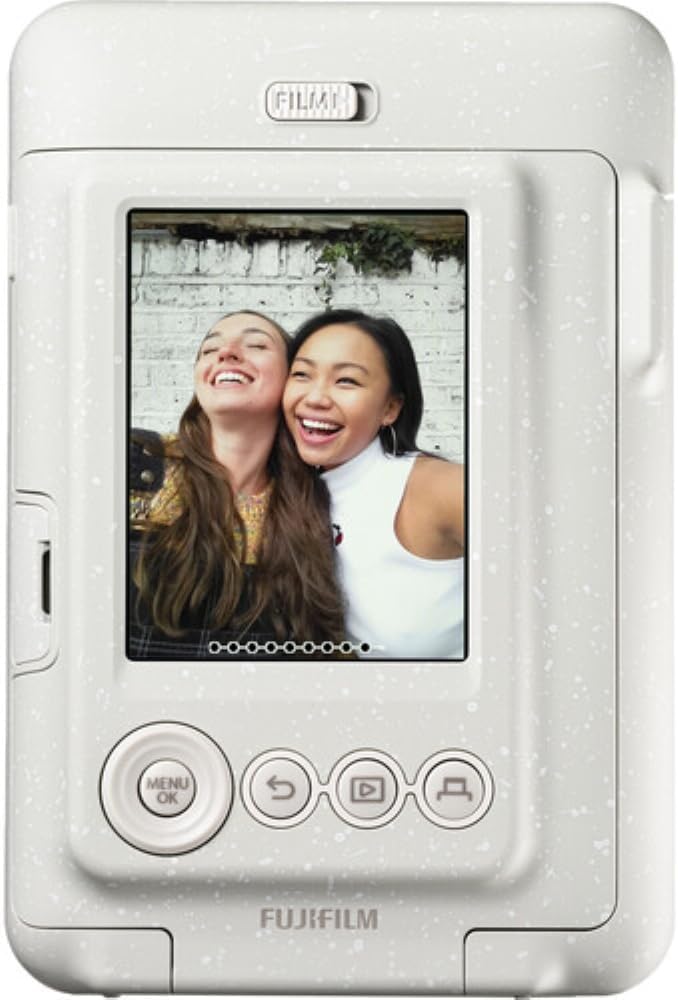 Fujifilm INSTAX Mini LiPlay Camera White Bundle Film Album