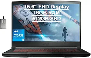 MSI GF63 Thin i5 GTX 1650 MaxQ Gaming Laptop — main product image