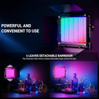 GVM 65W RGB LED Video Light Panel Kit