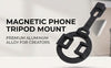 Zopsc Magnetic Phone Tripod Mount with N52 Magnets and Cold Shoe