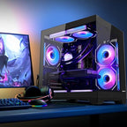 HOENGAGER Panorama RTX 5070 Ryzen 7 Prebuilt Gaming PC