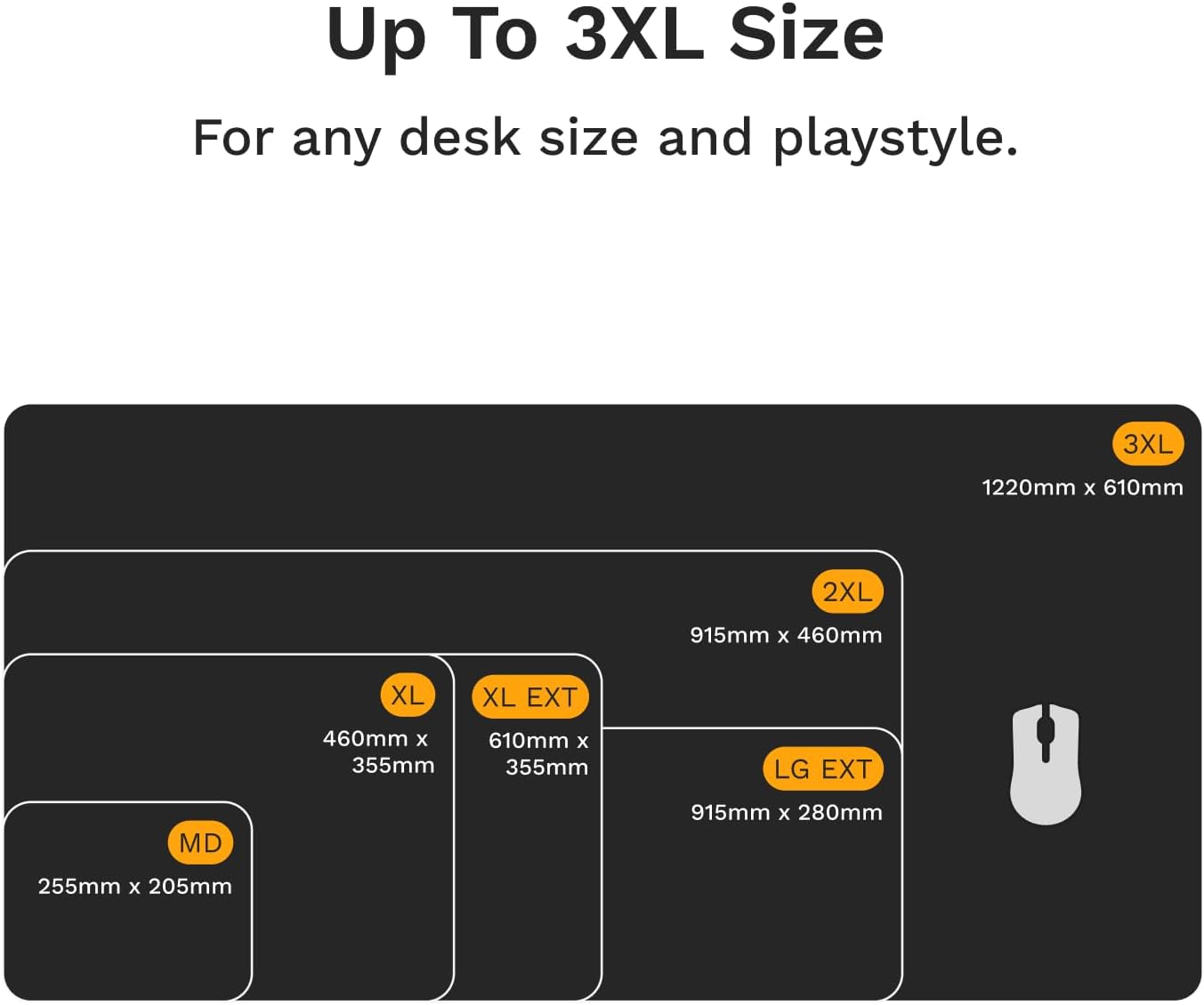 Glorious GLO-MP2 XXL Gaming Mouse Pad Spill-Proof