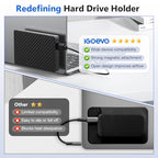 iGoevo Magnetic Hard Drive Holder for Laptops and Phones