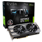 EVGA 08G-P4-6676-KR GTX 1070 FTW Gaming Graphics Card (Renewed)