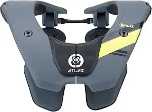 Atlas AT4-07-000 Youth Tyke Neck Brace Grey — main product image