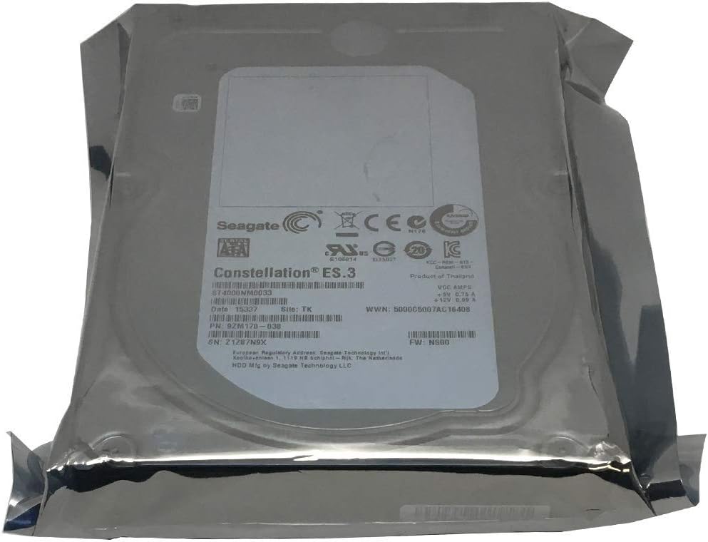 Seagate Constellation ES ST4000NM0033 4TB Enterprise HDD Renewed