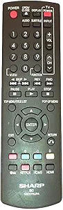 Sharp RRMCGB001WJPA OEM Blu-Ray Remote