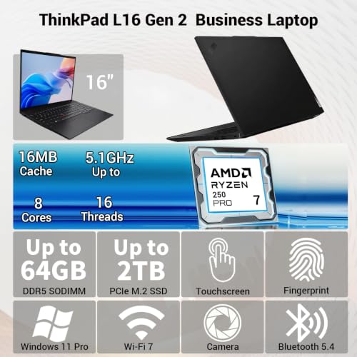 Lenovo ThinkPad L16 16-Inch FHD+ Touch Business Laptop — main product image