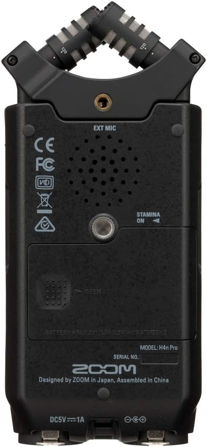 Zoom H4n Pro 4-Track Portable Audio Recorder