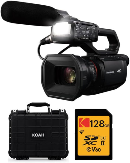 Panasonic HC-X2000 4K Pro Camcorder with SD Card & Case