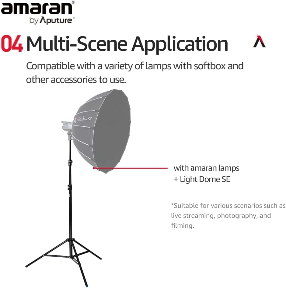 Aputure Light Stand Lightweight Aluminium 2.8m
