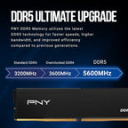 PNY DDR5 32GB Low Profile Desktop Memory Kit