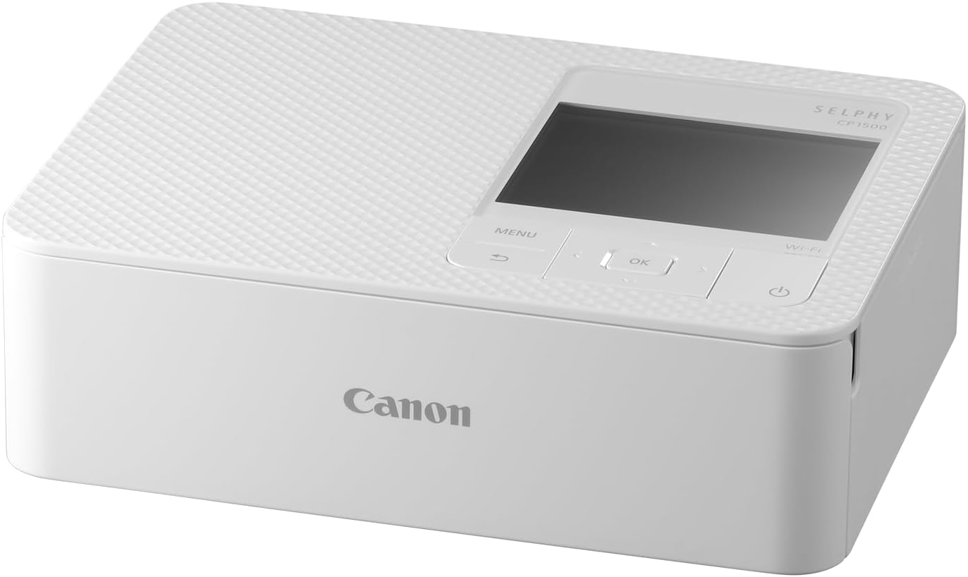Canon CP1500 White Selphy Photo Printer RP-108