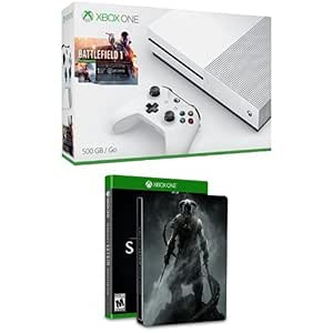 Microsoft Xbox One S 500GB Battlefield 1 Skyrim Bundle — main product image