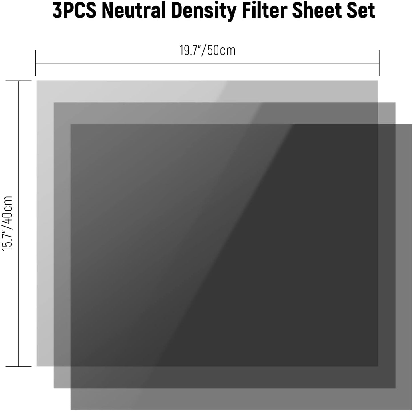 Neewer FL-20: ND Gel Filter Set for Studio Lighting