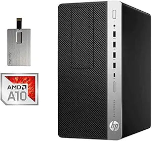 HP 2020 EliteDesk 705 G4 AMD A10 Microtower PC — main product image