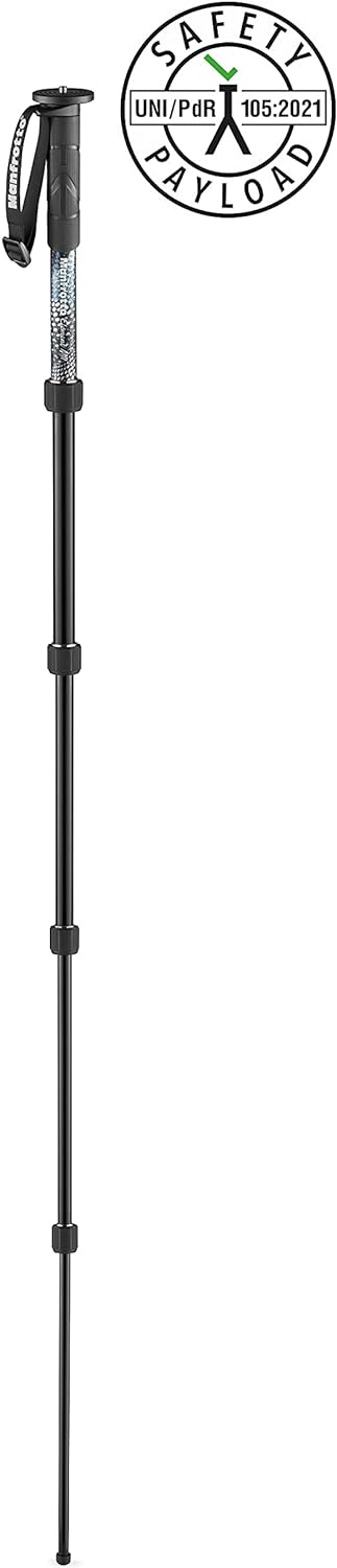 Manfrotto MMELMIIA5BK Element MII Aluminum Travel Monopod - Black