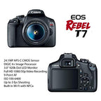 Canon Canon EOS Rebel T7 DSLR Camera Kit (Renewed)