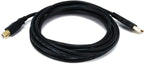 Monoprice 105439 USB 2.0 A to B Cable - 10ft Gold Plated