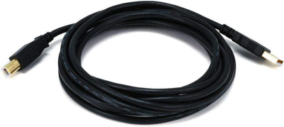 Monoprice 105439 USB 2.0 A to B Cable - 10ft Gold Plated