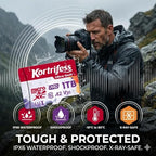 Kortrifess 1TB microSDXC UHS-I Memory Card