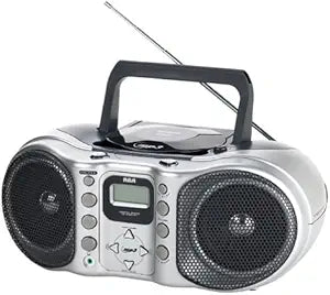 RCA RCD160 Portable MP3 CD Boombox AM/FM Tuner