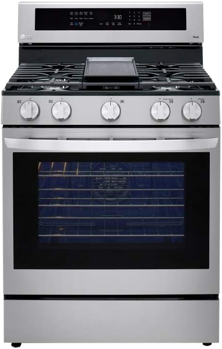 LG LRGL5825F 5.8 Cu. Ft. Stainless Steel Gas Range — main product image
