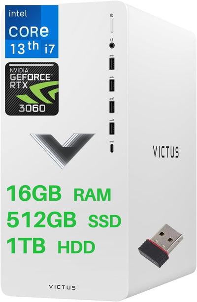 HP Victus Gaming Desktop i7 RTX 3060 Newest 2024