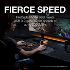 Seagate STJP2000400 Firecuda 2TB Gaming SSD USB-C