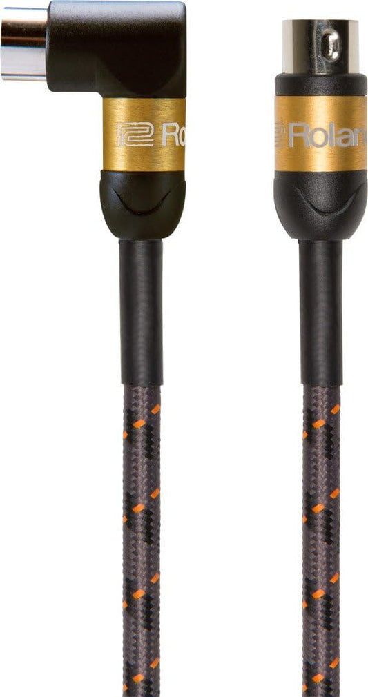 Roland RMIDI-G5A Black MIDI Cable Gold Series 5ft