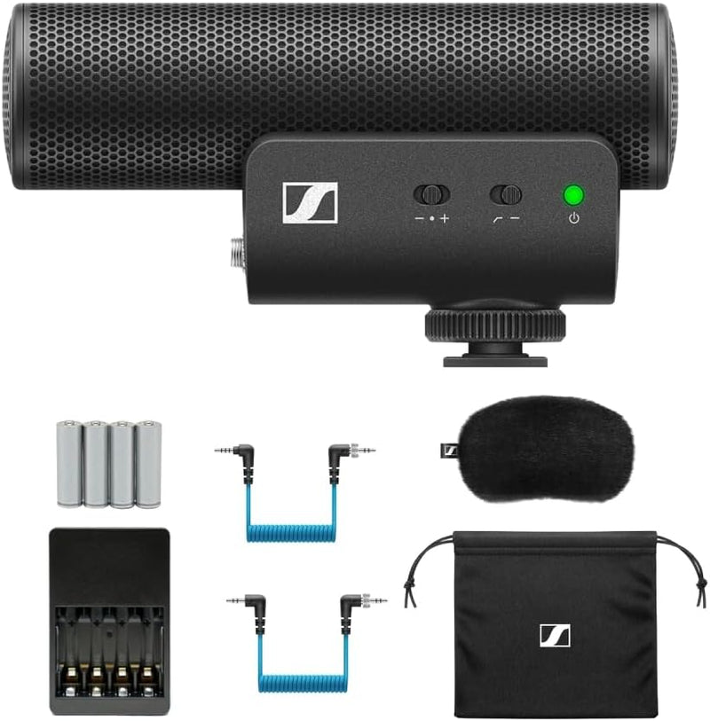 Sennheiser MKE 400 2nd Gen Shotgun Microphone Bundle — main product image