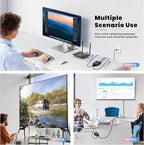 Fervit 2-Port 2.5G/5G Manual Push-Button Network Switcher