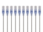 Monoprice 115162 SlimRun Cat6A Ethernet Patch Cable 7ft (10-Pack)