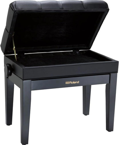 Roland RPB-500BK Piano Bench with Storage - Satin Black