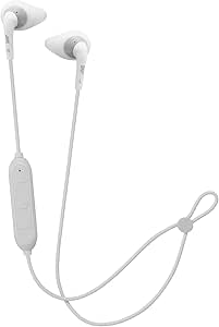 JVC HA-EN15WH Gumy Sport Wireless Sweatproof Earbuds