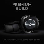 Logitech 981-000811_cr G Pro Gaming Headset Renewed