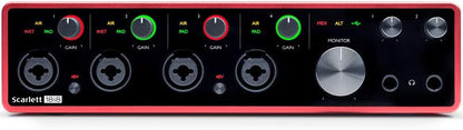 Focusrite Scarlett 18i8 3rd Gen Audio Interface - XLR Cable Bundle
