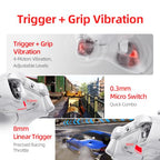 BEITONG KP20D White Wireless Gaming Controller with TMR Sticks