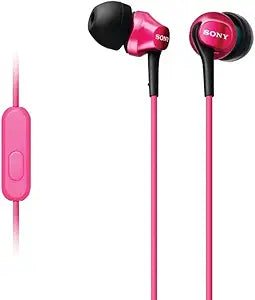 Sony MDR-EX100AP/P Pink In-Ear Headphones with Mic