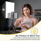 Torjim 16-Inch Softbox Continuous Studio Lighting Kit