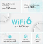 TP-Link Deco W6000 AX3000 Mesh Router (Renewed)